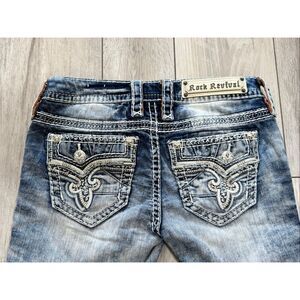Rock Revival Betty Ankle Skinny Jeans Size 26